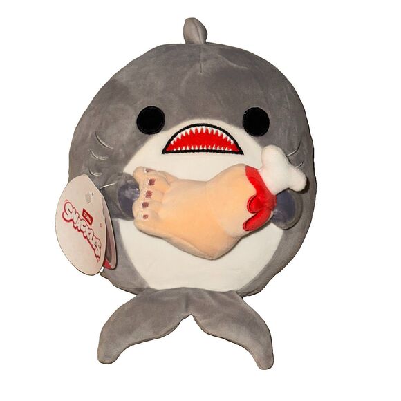Zuru Other - ZURU Snackles Series 1 Finn Shark Severed Foot 8” Plush NWT Rare 77694A